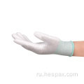 Hespax oem nylon pu антистатические безопасные перчатки электронные